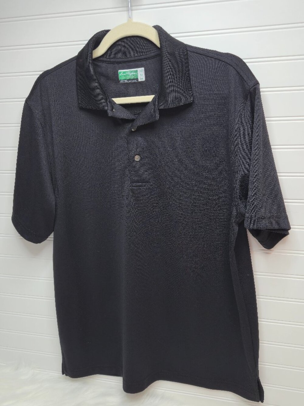 Ben Hogan Performance Men's Golf Polo Shirt Short Sleeve Black Size Medium